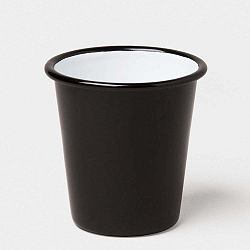 Černý smaltovaný hrnek Falcon Enamelware, 250 ml