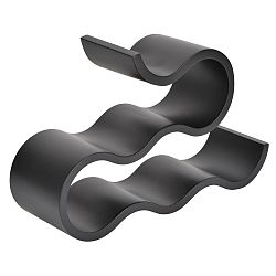 Černý stojan na lahve Le Studio Wave Bottle Rack