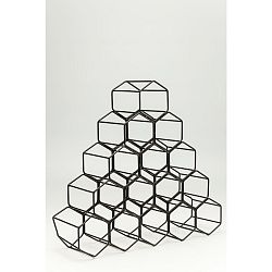 Černý stojan na víno Kare Design Hornet