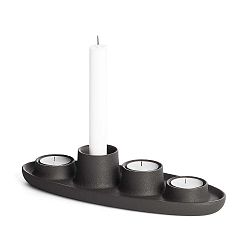 Černý svícen EMKO Aye Aye Four Candles