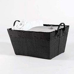 Černý úložný koš Compactor Meli