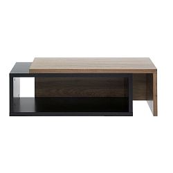 Černý variabilní stolek TemaHome  Jazz Walnut