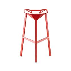 Červená barová židle Magis Officina, výška 84 cm