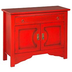 Červená komoda Evergreen House Credenza