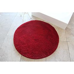 Červená koupelnová předložka Mismo Oro, ⌀ 90 cm