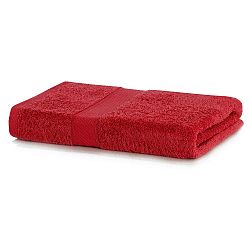Červená osuška DecoKing Bamby Red, 70 x 140 cm
