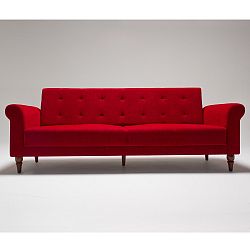Červená rozkládací pohovka Balcab Home Gina