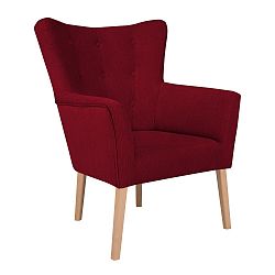 Červené křeslo Kooko Home Flamenco