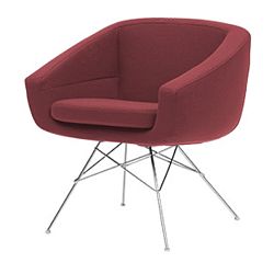 Červené křeslo Softline Aiko Vision Red Sand