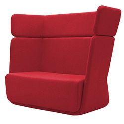 Červené křeslo Softline Basket Valencia Red