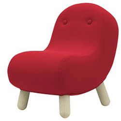 Červené křeslo Softline Bob Valencia Red