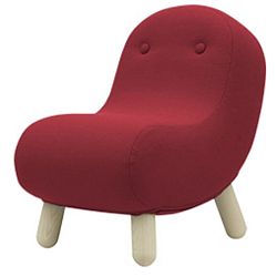 Červené křeslo Softline Bob Vision Red