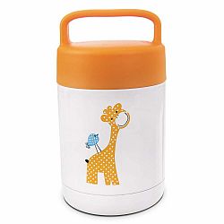 Červeno-bílá dětská termoska 480 ml Sova – Orion
