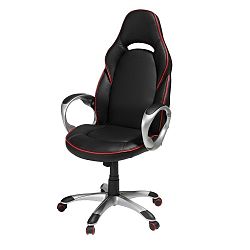 Červenočerné kancelářské křeslo Knuds Speedy