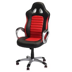 Červenočerné kancelářské křeslo Knuds Speedy 2