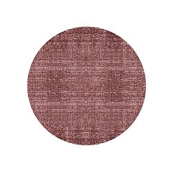 Červený bavlněný koberec PT LIVING Washed, ⌀ 150 cm
