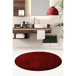 Červený koberec Milano, ⌀ 90 cm