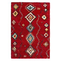 Červený koberec Mint Rugs Geometric, 160 x 230 cm