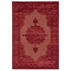 Červený koberec Mint Rugs Shine Hurro, 80 x 125 cm
