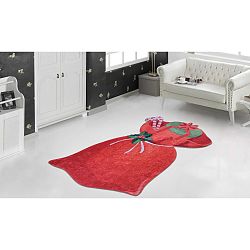 Červený koberec Vitaus Christmas Bag, 60 x 100 cm