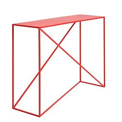 Červený konzolový stolek  Custom  Form Memo