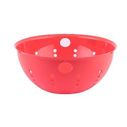 Červený plastový cedník Tantitoni Candy, ⌀ 28 cm