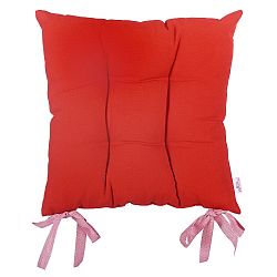 Červený podsedák Apolena Plain Red, 41 x 41 cm