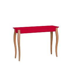 Červený psací stůl Ragaba Lillo, šířka 105 cm