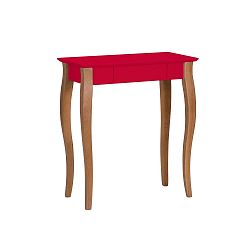 Červený psací stůl Ragaba Lillo, šířka 65 cm