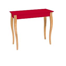 Červený psací stůl Ragaba Lillo, šířka 85 cm