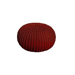 Červený puf Dedalo, ⌀ 45 cm