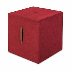 Červený puf Kooko Home Bounce
