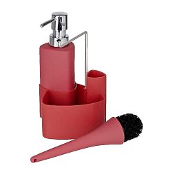 Červený set na mytí nádobí Wenko Empire, 250 ml