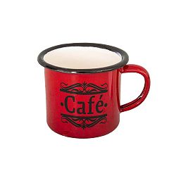 Červený smaltovaný hrnek Antic Line Tasse