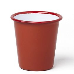 Červený smaltovaný hrnek Falcon Enamelware, 310 ml
