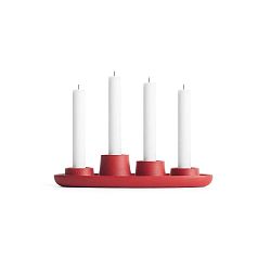 Červený svícen EMKO Aye Aye Four Candles