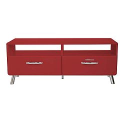 Červený TV stolek Tenzo Cobra, šířka 118 cm