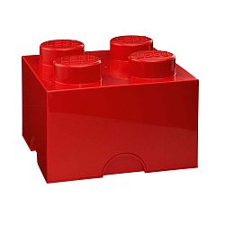 Červený úložný box čtverec LEGO®