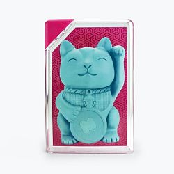 Cestovní lahev Just Mustard Lucky Cat, 375 ml