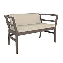 Čokoládově hnědé zahradní sofa Resol Click-Clack