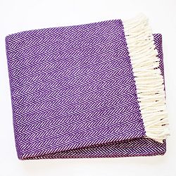 Deka Skyline Purple, 140x180 cm
