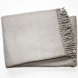 Deka Waffel Light Grey, 140x180 cm