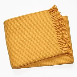Deka Waffel Saffron Yellow, 140x180 cm