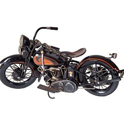 Dekorativní motorka Antic Line Black Moto
