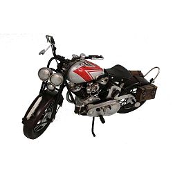 Dekorativní objekt Antic Line Silver Motocycle