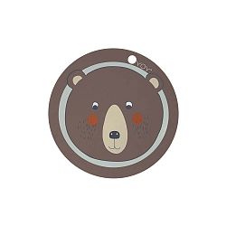 Dětské silikonové prostírání OYOY Bear, ⌀ 39 cm