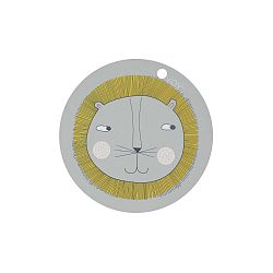 Dětské silikonové prostírání OYOY Lion, ⌀ 39 cm