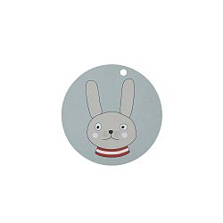 Dětské silikonové prostírání OYOY Rabbit, ⌀ 39 cm