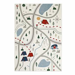 Dětský koberec Nattiot Little Camper, 123 x 180 cm