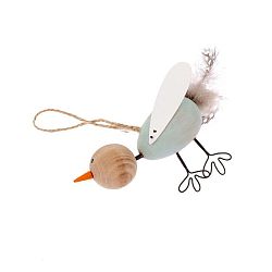Drátěný dekorativní závěsný ptáček Dakls Bird Dos